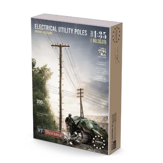 Picture of 1/35 Electrical Utility Poles - RT Diorama 35319