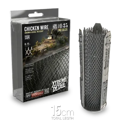 Picture of 1/35 Chicken Wire Diamond-Shape 15cm [Xtreme Detail] - RT Diorama 35326