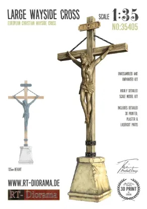 Picture of 1/35 Large Wayside Cross - RT Diorama 35405