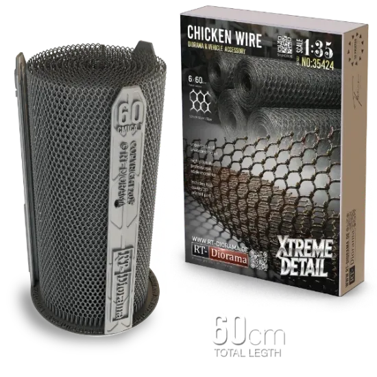Picture of 1/35 Chicken Wire 60cm [Xtreme Detail] - RT Diorama 35424