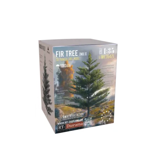Picture of 1/35 Fir Tree [No.1] 100mm - RT Diorama 35471
