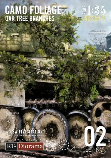 Picture of 1/35 Oak Branches [Camo Set] - RT Diorama 35473