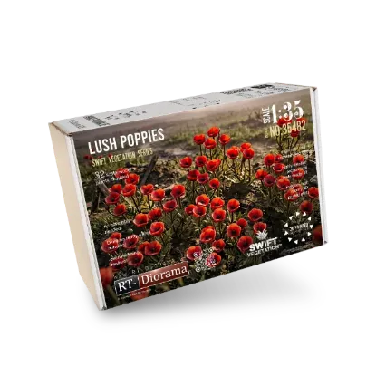 Picture of 1/35 Lush Poppies [Swift Vegetation] - RT Diorama 35482