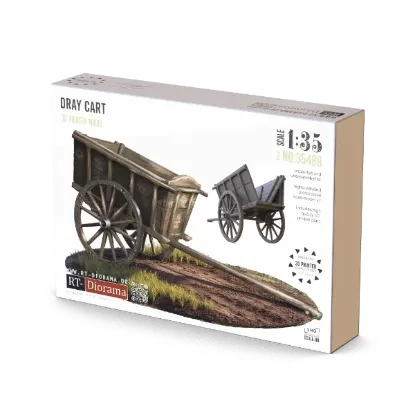 Picture of 1/35 Dray Cart [SHQ] - RT Diorama 35489