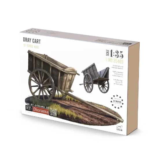 Picture of 1/35 Dray Cart [SHQ] - RT Diorama 35489