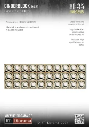 Picture of 1/35 Cinderblock No.5 - RT Diorama 35515