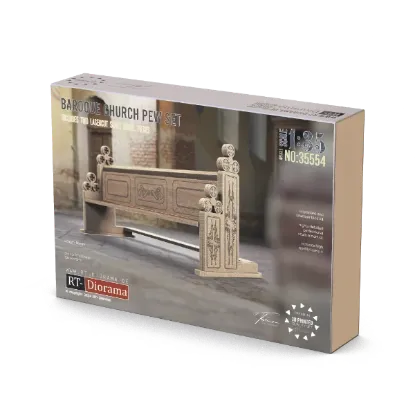 Picture of 1/35 Church pews short - RT Diorama 35554