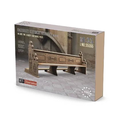 Picture of 1/35 Church pews long - RT Diorama 35555
