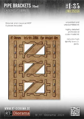 Picture of 1/35 Pipe bracket 10mm - RT Diorama 35556