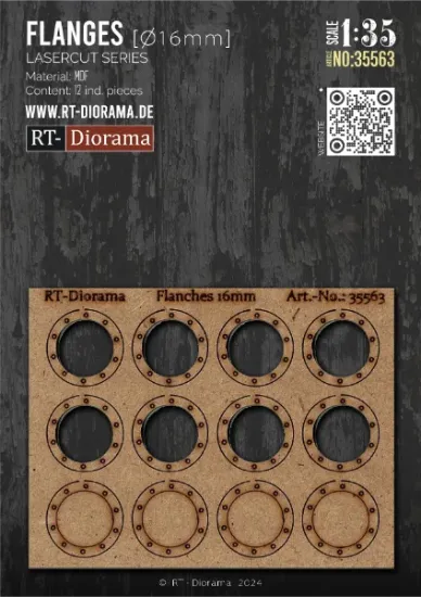 Picture of 1/35 Flanges 16mm (industrial accessories) - RT Diorama 35563