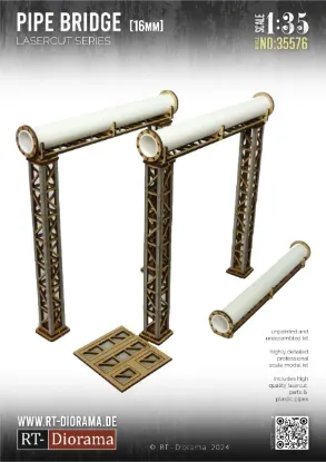 Picture of 1/35 Pipe Bridge 16mm - RT Diorama 35576