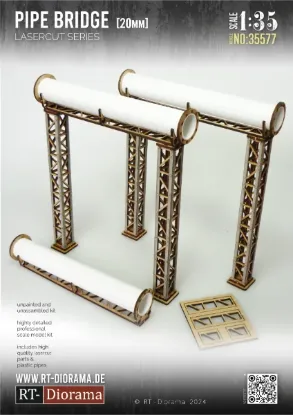 Picture of 1/35 Pipe Bridge 20mm - RT Diorama 35577