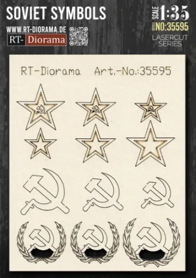 Picture of 1/35 Soviet Symbols - RT Diorama 35595