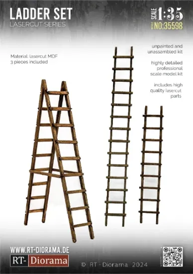 Picture of 1/35 Ladder set - RT Diorama 35598