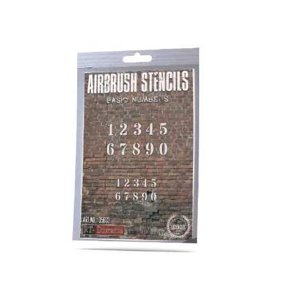 Picture of 1/35 Stencil: Numbers - RT Diorama 35603