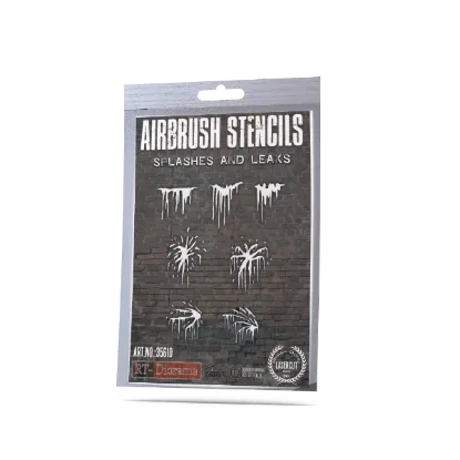 Picture of 1/35 Stencil: Splashes and Leaks - RT Diorama 35610