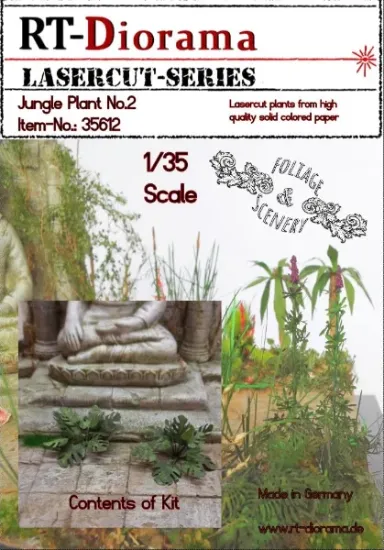 Picture of 1/35 Lasercut plants: Jungle Plant No.2 - RT Diorama 35612