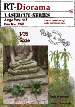 Picture of 1/35 Lasercut plants: Jungle Plant No.7 - RT Diorama 35617