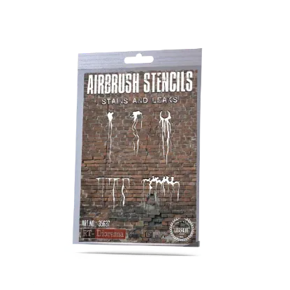 Picture of 1/35 Stencil: Stains and leaks - RT Diorama 35637