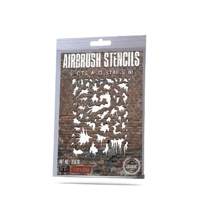 Picture of 1/35 Stencil: Spots and stains - RT Diorama 35638