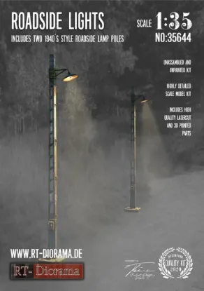Picture of 1/35 Roadside Lights - RT Diorama 35644