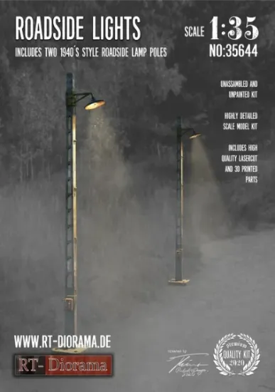 Picture of 1/35 Roadside Lights - RT Diorama 35644