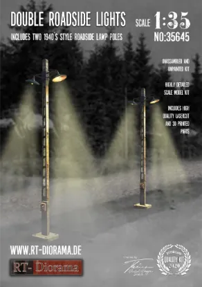 Picture of 1/35 Double Roadside Lights - RT Diorama 35645