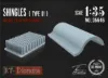 Picture of 1/35 Shingles [Type 1] 216 pieces - RT Diorama 35646