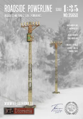 Picture of 1/35 Roadside Powerline - RT Diorama 35650