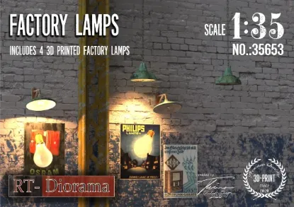 Picture of 1/35 Industrial Lamps - RT Diorama 35653