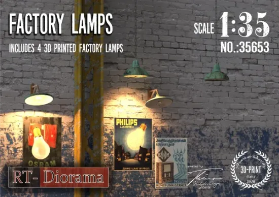 Picture of 1/35 Industrial Lamps - RT Diorama 35653