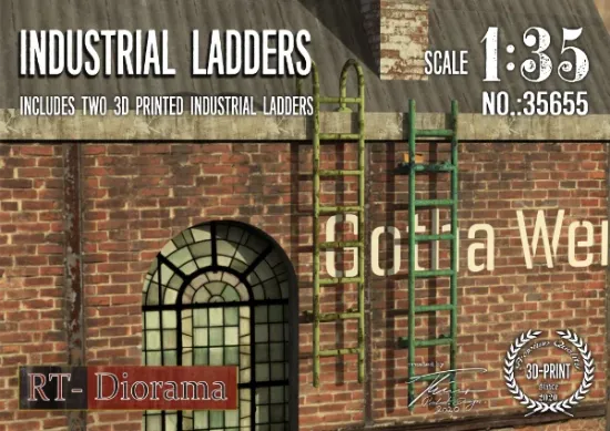 Picture of 1/35 Industrial Ladders - RT Diorama 35655