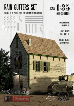 Picture of 1/35 Rain Gutters Set - RT Diorama 35665