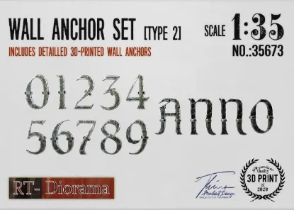 Picture of 1/35 Wall Anchor Set [Type 2] - RT Diorama 35673