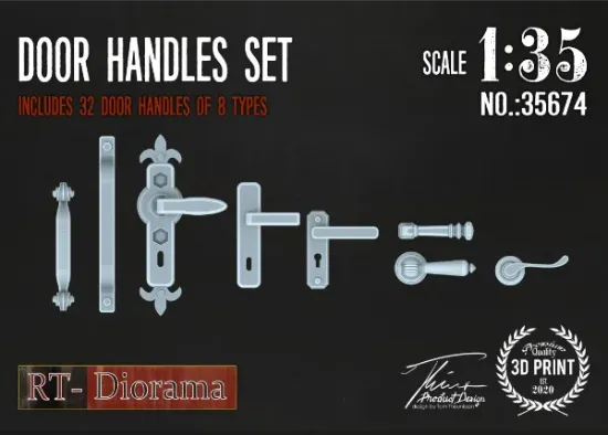 Picture of 1/35 Door Handles Set - RT Diorama 35674