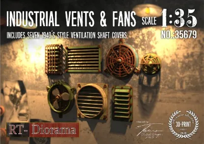Picture of 1/35 Vents and Fans - RT Diorama 35679
