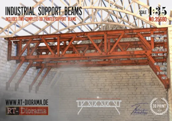 Picture of 1/35 Industrial Support Beams - RT Diorama 35680