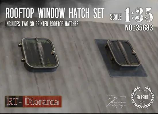 Picture of 1/35 Rooftop Window Hatch Set - RT Diorama 35683