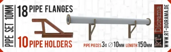 Picture of 1/35 Pipe Set 10mm - RT Diorama 35687