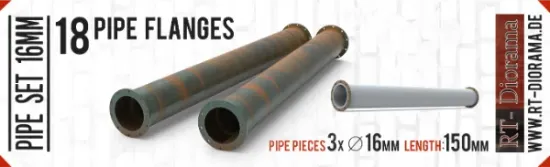 Picture of 1/35 Pipe Set 16mm - RT Diorama 35688