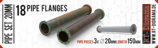 Picture of 1/35 Pipe Set 20mm - RT Diorama 35689
