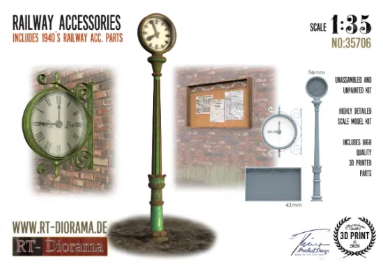 Picture of 1/35 Railway Accessories - RT Diorama 35706