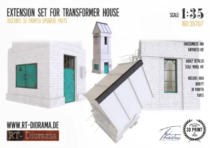 Picture of 1/35 Extension Set Transformer House - RT Diorama 35707