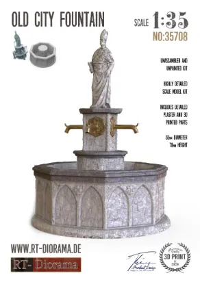 Picture of 1/35 Old City Fountain - RT Diorama 35708