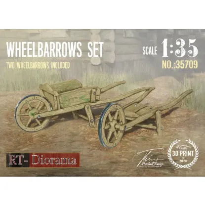 Picture of 1/35 Wheelbarrow Set - RT Diorama 35709