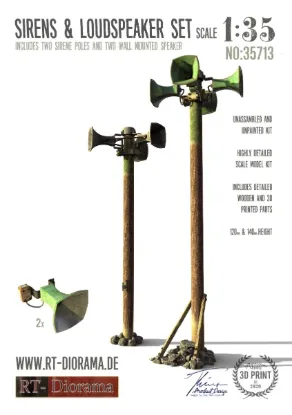 Picture of 1/35 Sirens & Loudspeaker Set - RT Diorama 35713