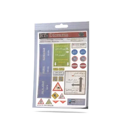 Picture of 1/35 Printed Accesories: "Afghanian rodad Signs" No.1 - RT Diorama 35730