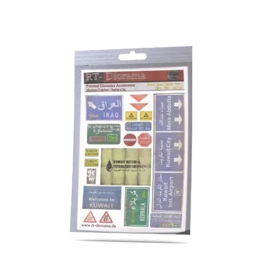 Picture of 1/35 Printed Accesories: "Iraqi rodad Signs" No.1 - RT Diorama 35732