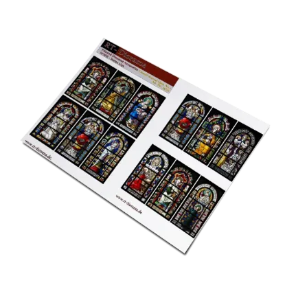 Picture of 1/35 Printed Accesories: Romanic church stained glass windows No.2 - RT Diorama 35735