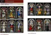 Picture of 1/35 Printed Accesories: Romanic church stained glass windows No.2 - RT Diorama 35735